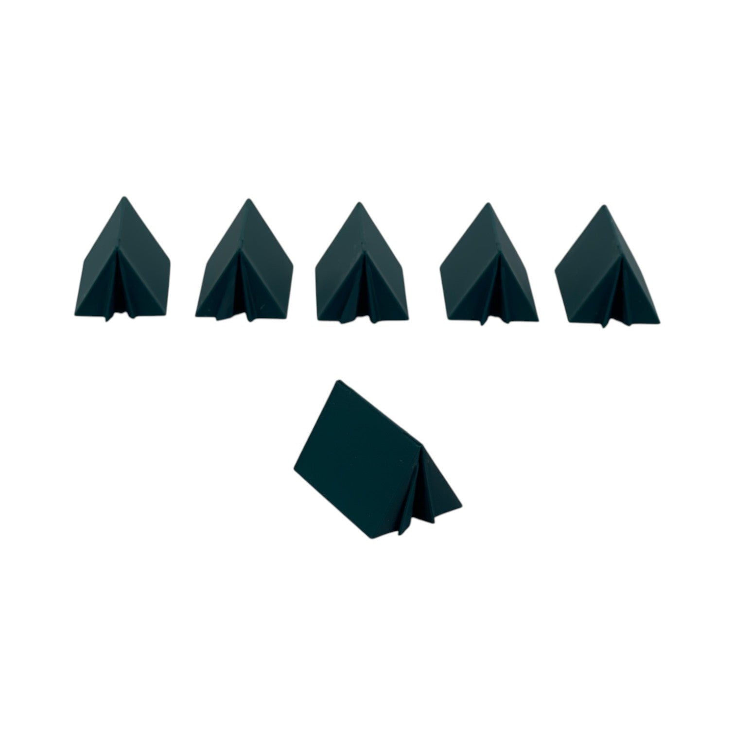 Front View - Scale Model of Outdoor Series Camping Tents (6pk) by Model Scenery World