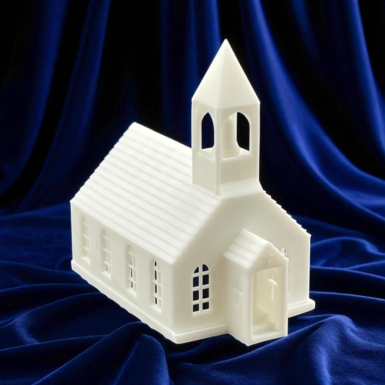 Scale Model of Town Church Chapel with Bell made in Resin by Model Scenery World