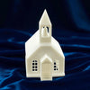 Front View - Scale Model of Town Church Chapel with Bell made in Resin by Model Scenery World