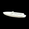 Black Background - Scale Model of 19' Criss Craft Ski Speed Boat by Model Scenery World