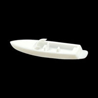 Black Background - Scale Model of 19' Criss Craft Ski Speed Boat by Model Scenery World
