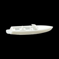 Side - Scale Model of 19' Criss Craft Ski Speed Boat by Model Scenery World