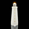 Backlit Scale Model of Coastal Lighthouse by Model Scenery World