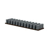 Sider View - Scale Model of a 48 Barrel Drum & Pallet Load by Model Scenery World