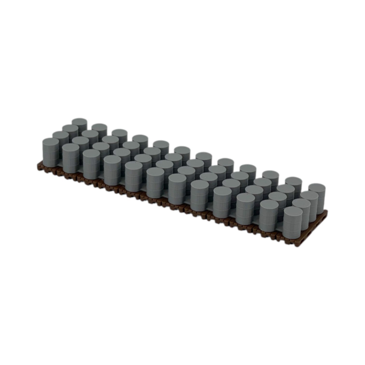 Top View - Scale Model of a 48 Barrel Drum & Pallet Load by Model Scenery World