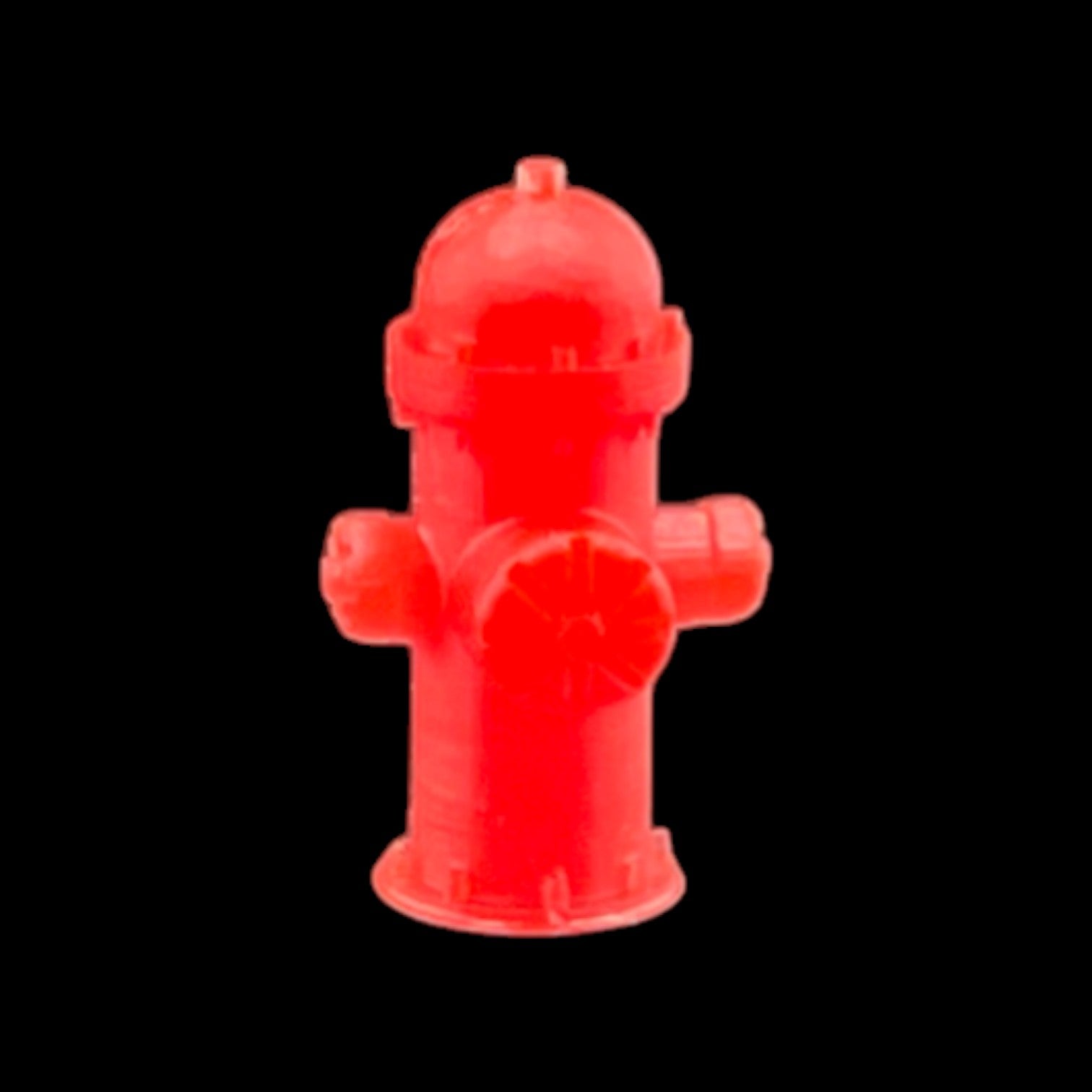 Front View - Scale Model of Fire Hydrants - Style 2 by Model Scenery 