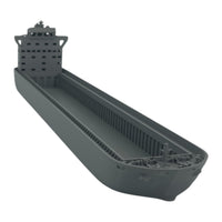 Container Ship Model – Coastal Feeder – Waterline Cut – N Scale – Gray