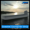 Container Ship Model – Coastal Feeder – Waterline Cut – N Scale – Gray