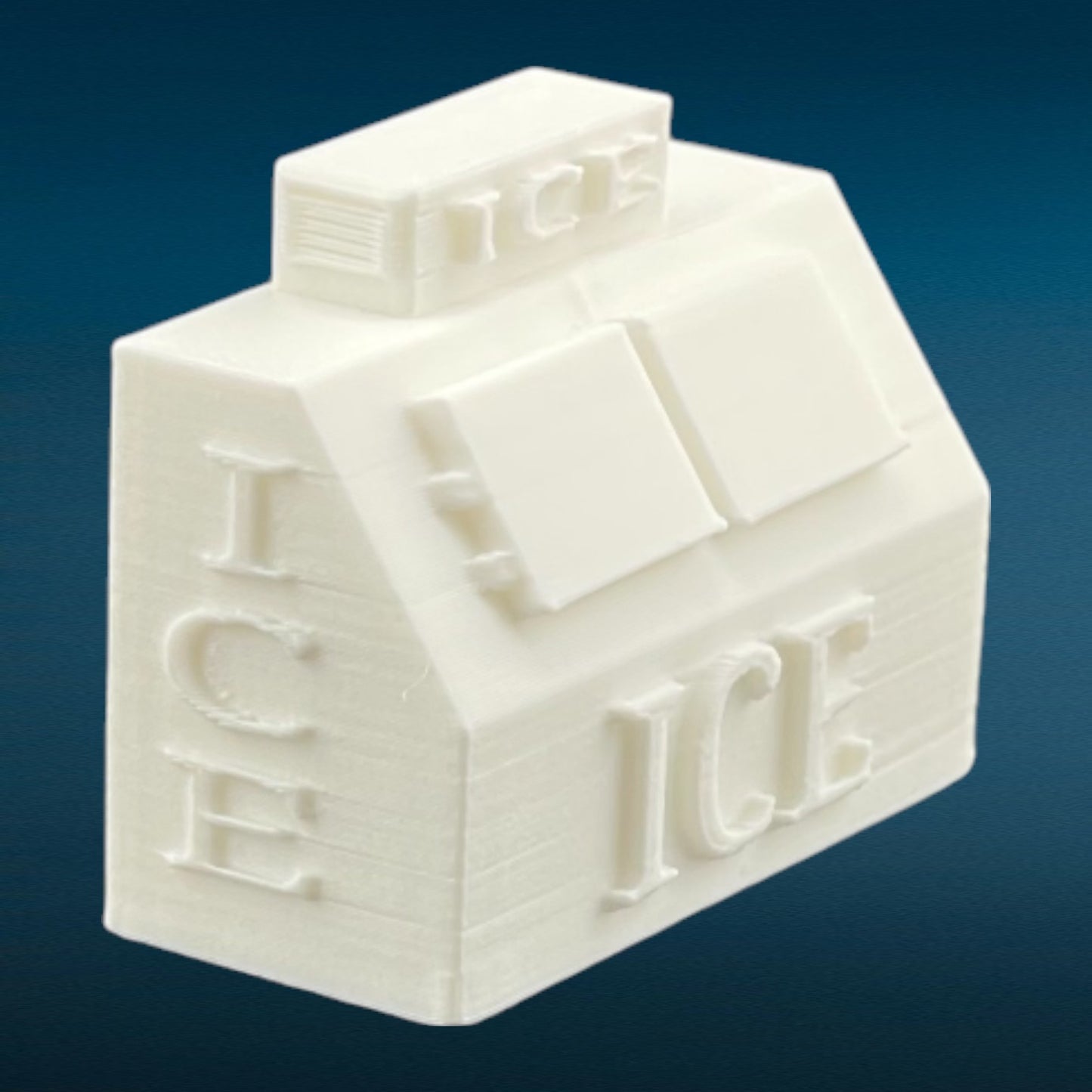 (2) RETAIL ICE BOX ~ ICE COOLER MACHINE - S Scale 1:64 - LEER POLAR Bag Chest