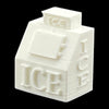 RETAIL ICE BOX ~ ICE COOLER MACHINE - O Scale 1:48 - LEER POLAR Bag Chest Block