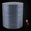 Tall Oil or Fuel Tank - TT Scale - 1:120 - Metallic Silver - 11 Sizes AVAILABLE