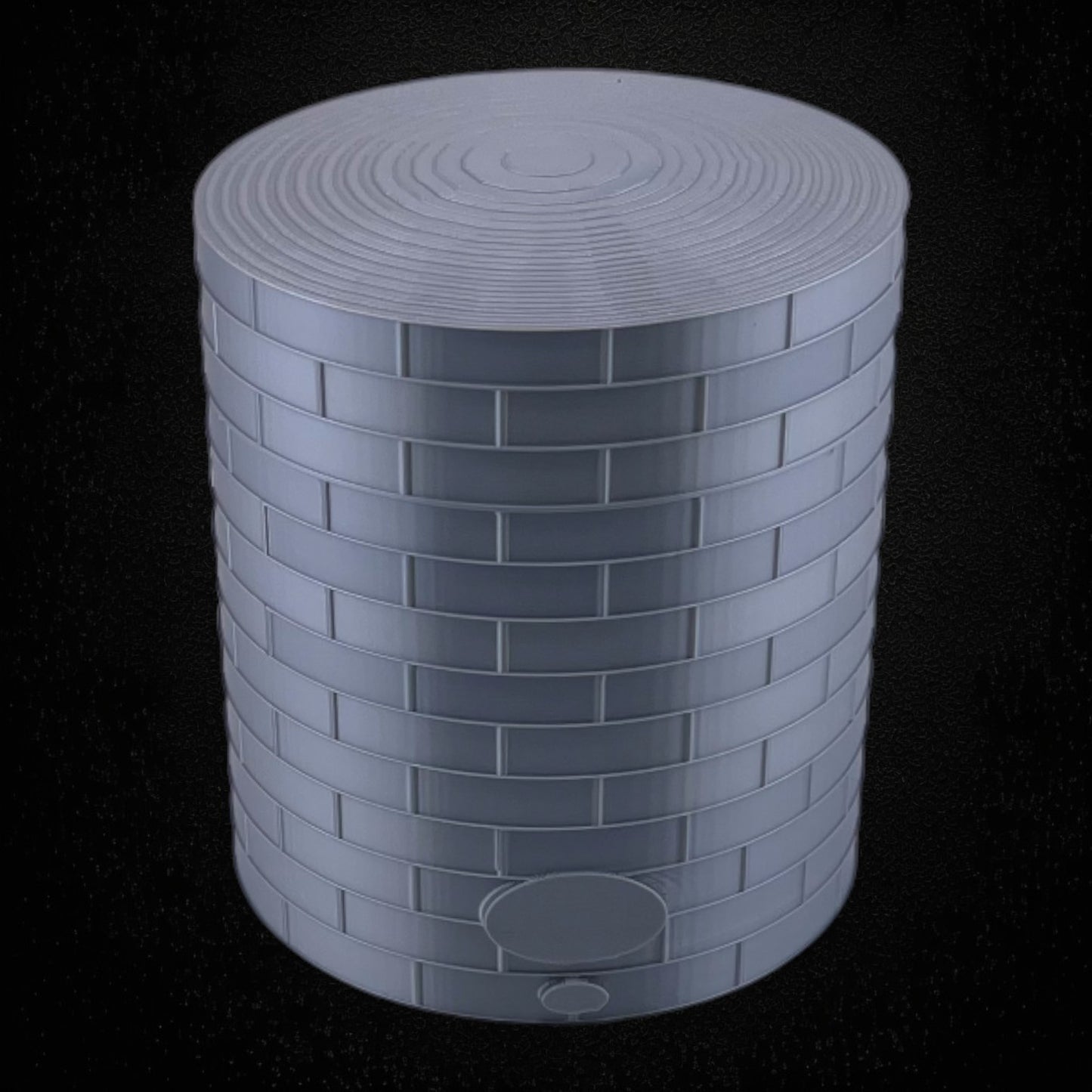 Tall Oil or Fuel Tank - TT Scale - 1:120 - Metallic Silver - 11 Sizes AVAILABLE