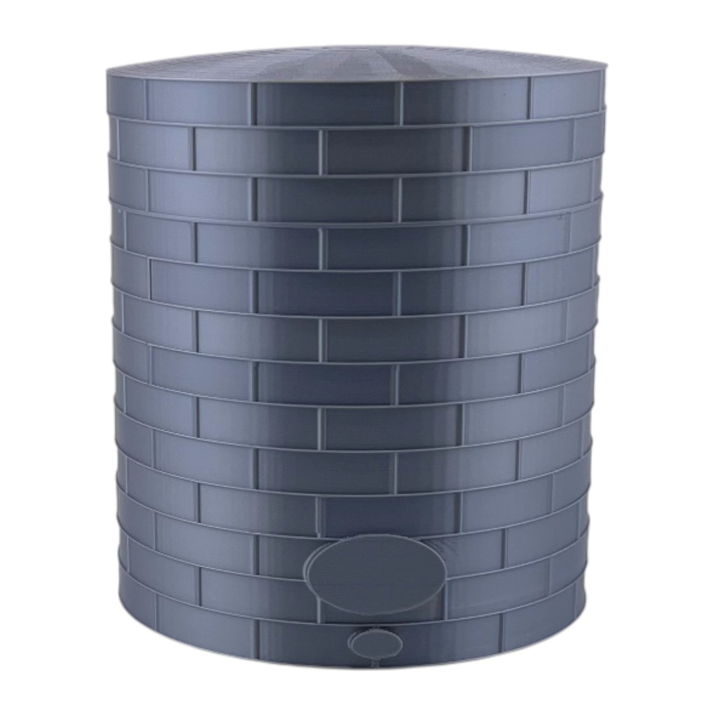 Tall Oil or Fuel Tank - TT Scale - 1:120 - Metallic Silver - 11 Sizes AVAILABLE