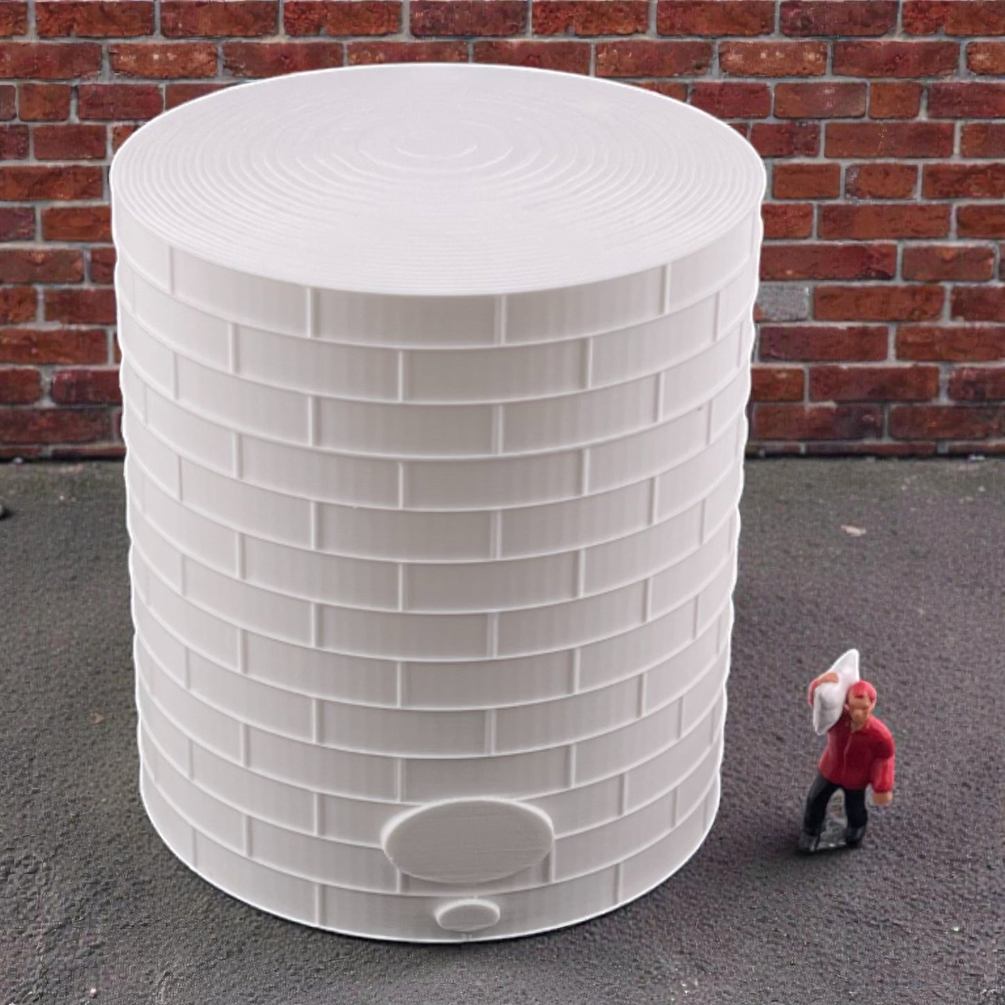 Tall Oil or Fuel Tank - 1G Scale - 1:32 - White - 11 Sizes AVAILABLE