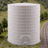 Tall Oil or Fuel Tank - TT Scale - 1:120 - White - 11 Sizes AVAILABLE