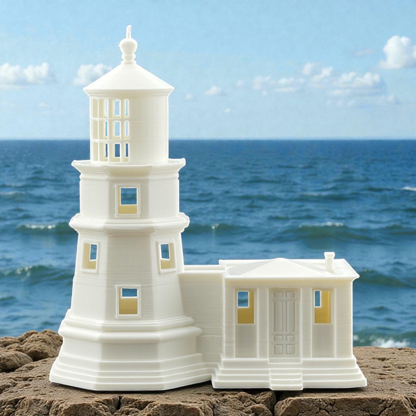 Split Rock Lighthouse - T Scale 1:450 - White