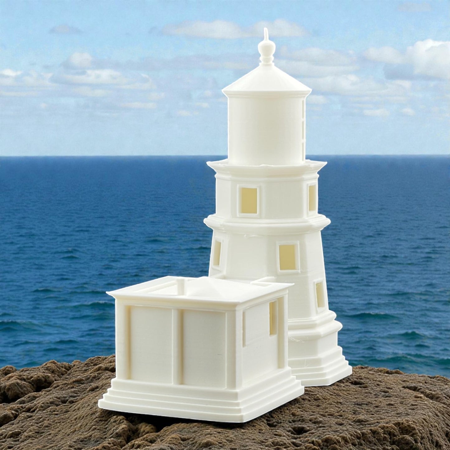 Split Rock Lighthouse - T Scale 1:450 - White