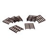 Pallets (10pk) -TT Scale 1:120 - Brown