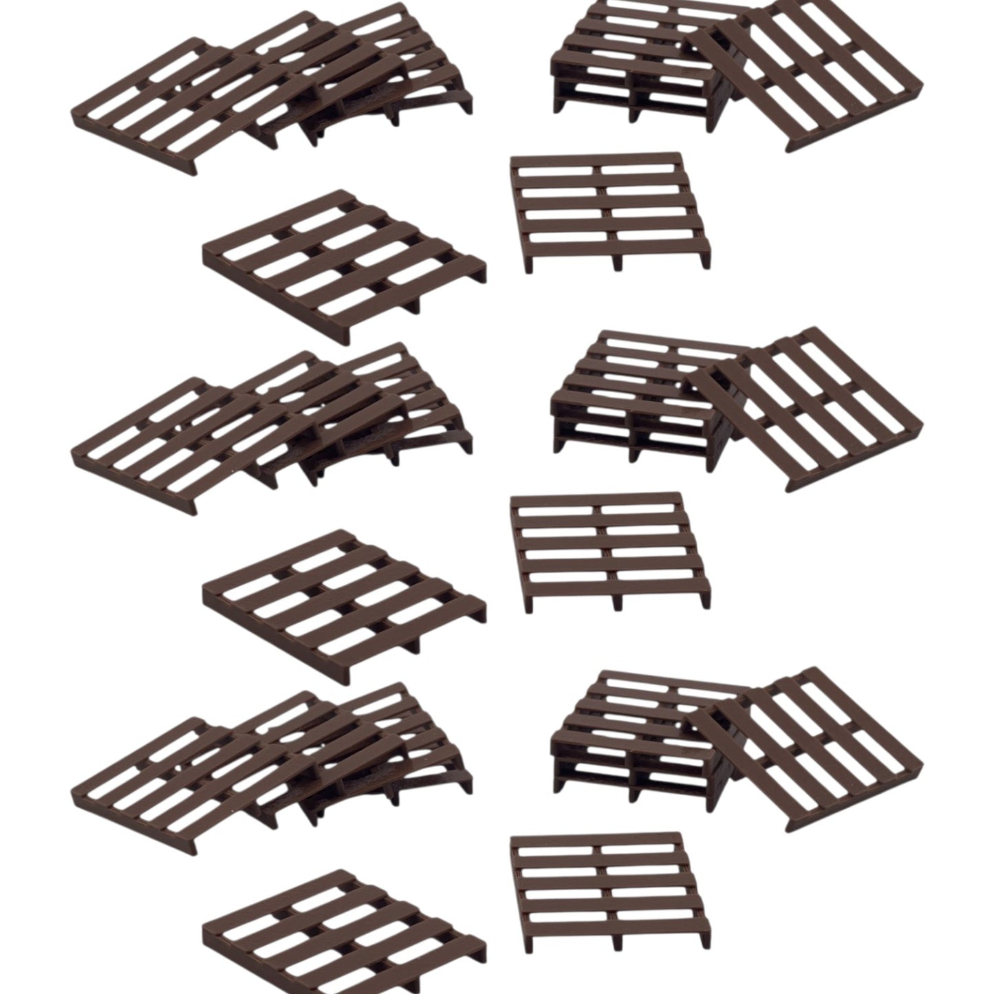 Pallets (30pk) - HO Scale 1:87 - Brown