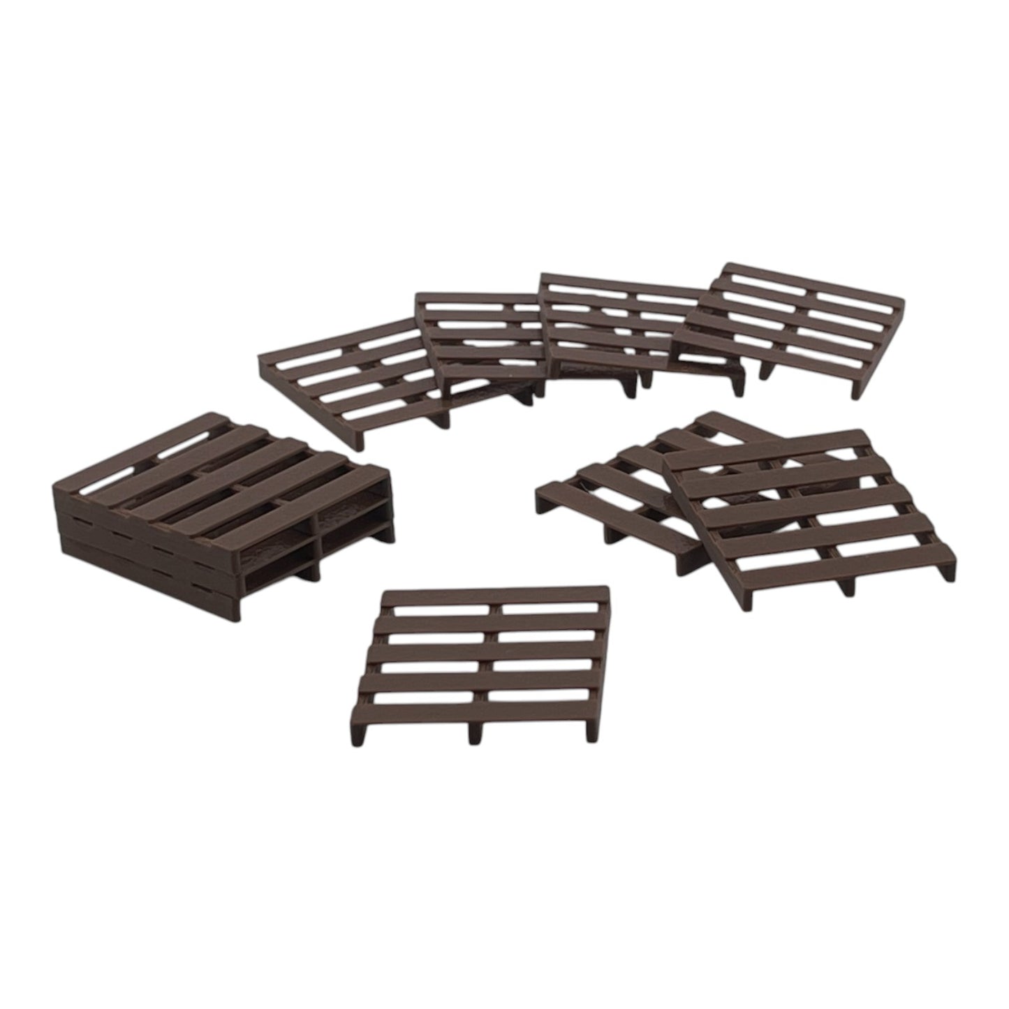 Pallets (10pk) - Z Scale 1:220 - Brown