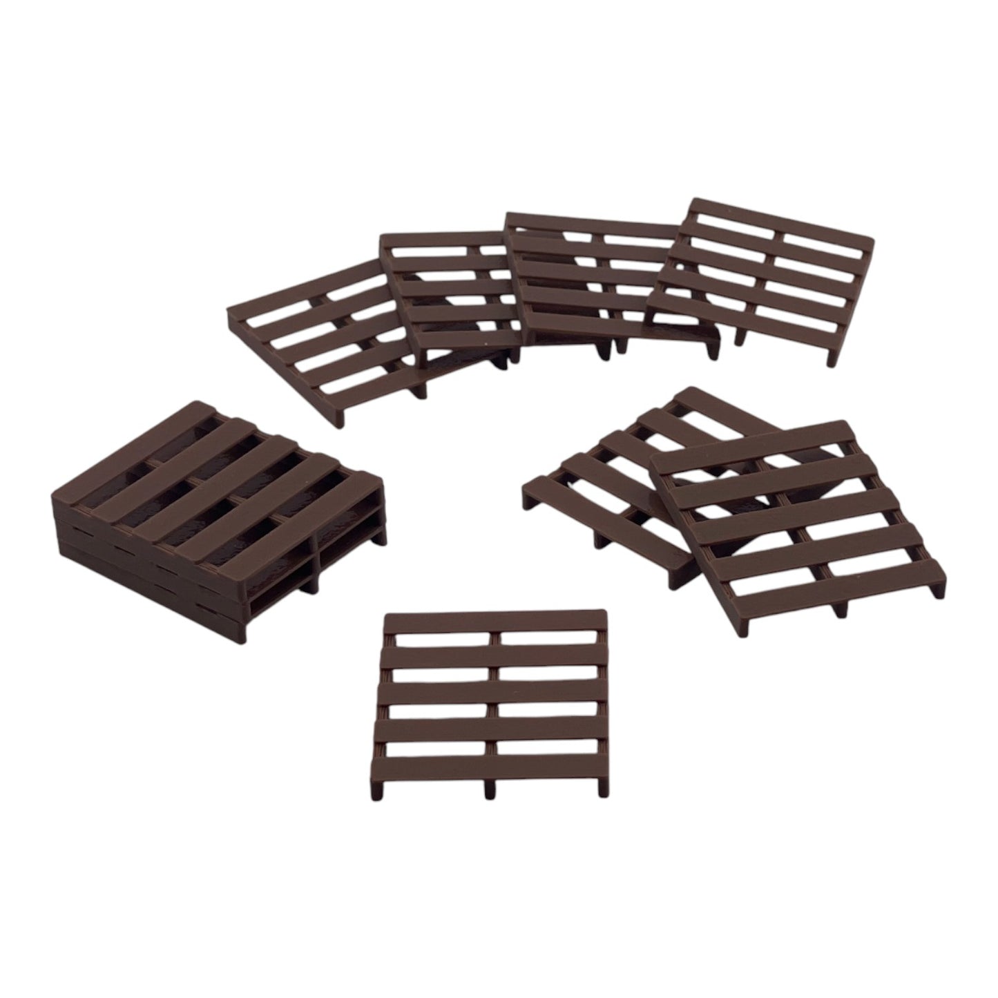 Pallets (10pk) - Z Scale 1:220 - Brown