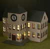 MSW Premier Series – Town Hall Clocktower - N Scale 1:160 - (Full Color Model)