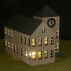 MSW Premier Series – Town Hall Clocktower - N Scale 1:160 - (Full Color Model)