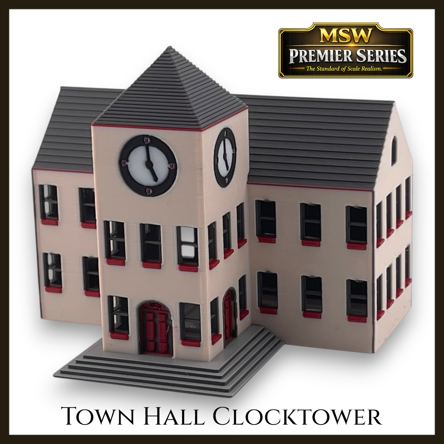 N Scale 1:160 MSW Premier Series Town Hall Clocktower
