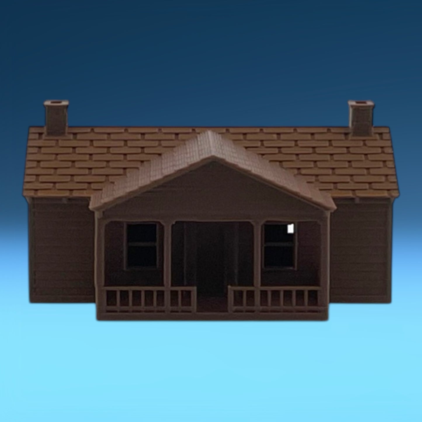 Z Scale 1:220 The Milwaukee Road COMPANY HOUSE - Brown