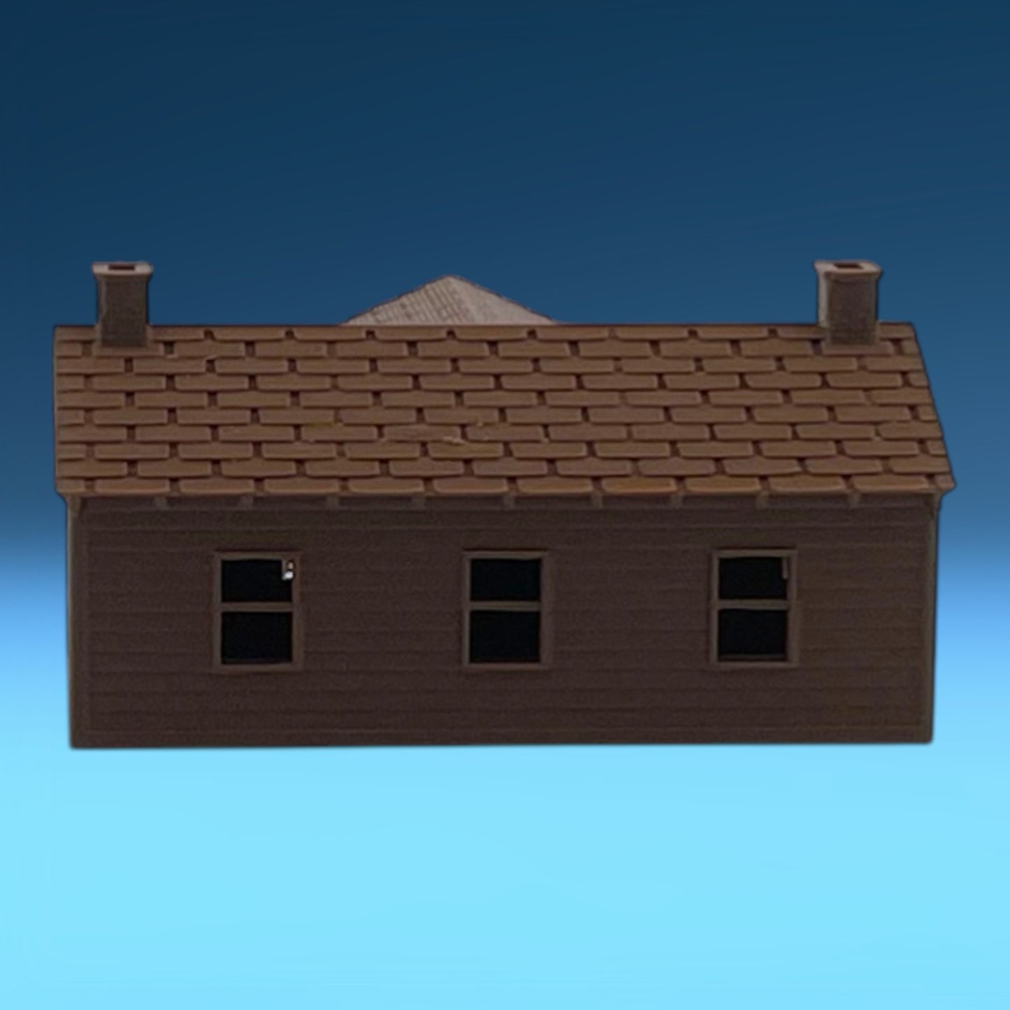 HO Scale 1:87 The Milwaukee Road COMPANY HOUSE - Brown