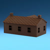 The Milwaukee Road - COMPANY HOUSE - HO Scale 1:87 - Brown