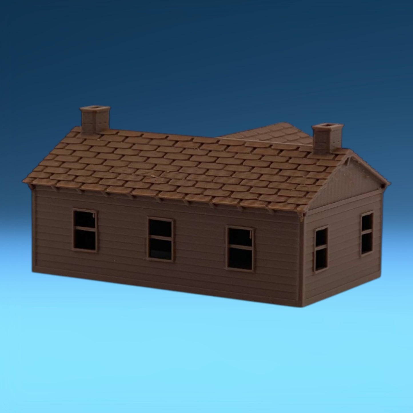 Z Scale 1:220 The Milwaukee Road COMPANY HOUSE - Brown