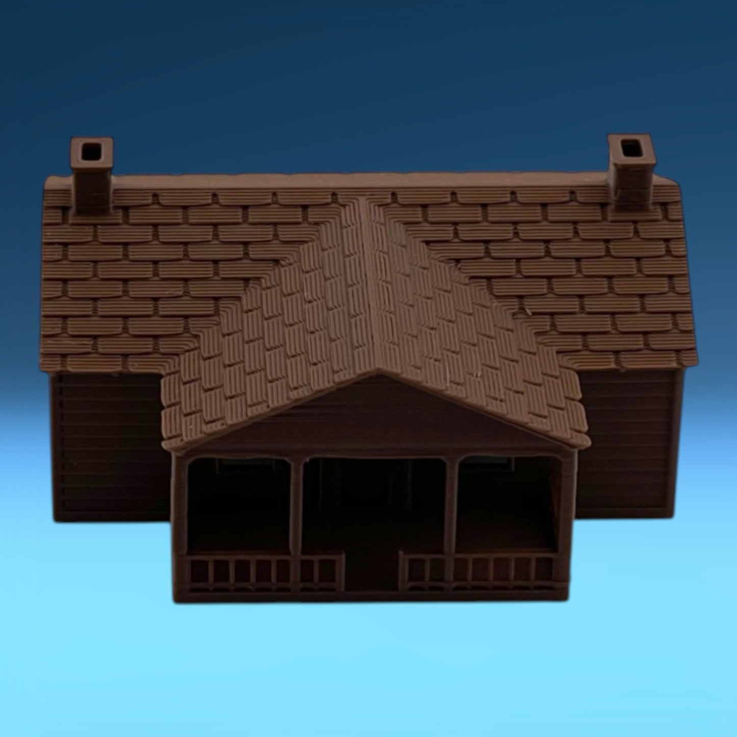 HO Scale 1:87 The Milwaukee Road COMPANY HOUSE - Brown