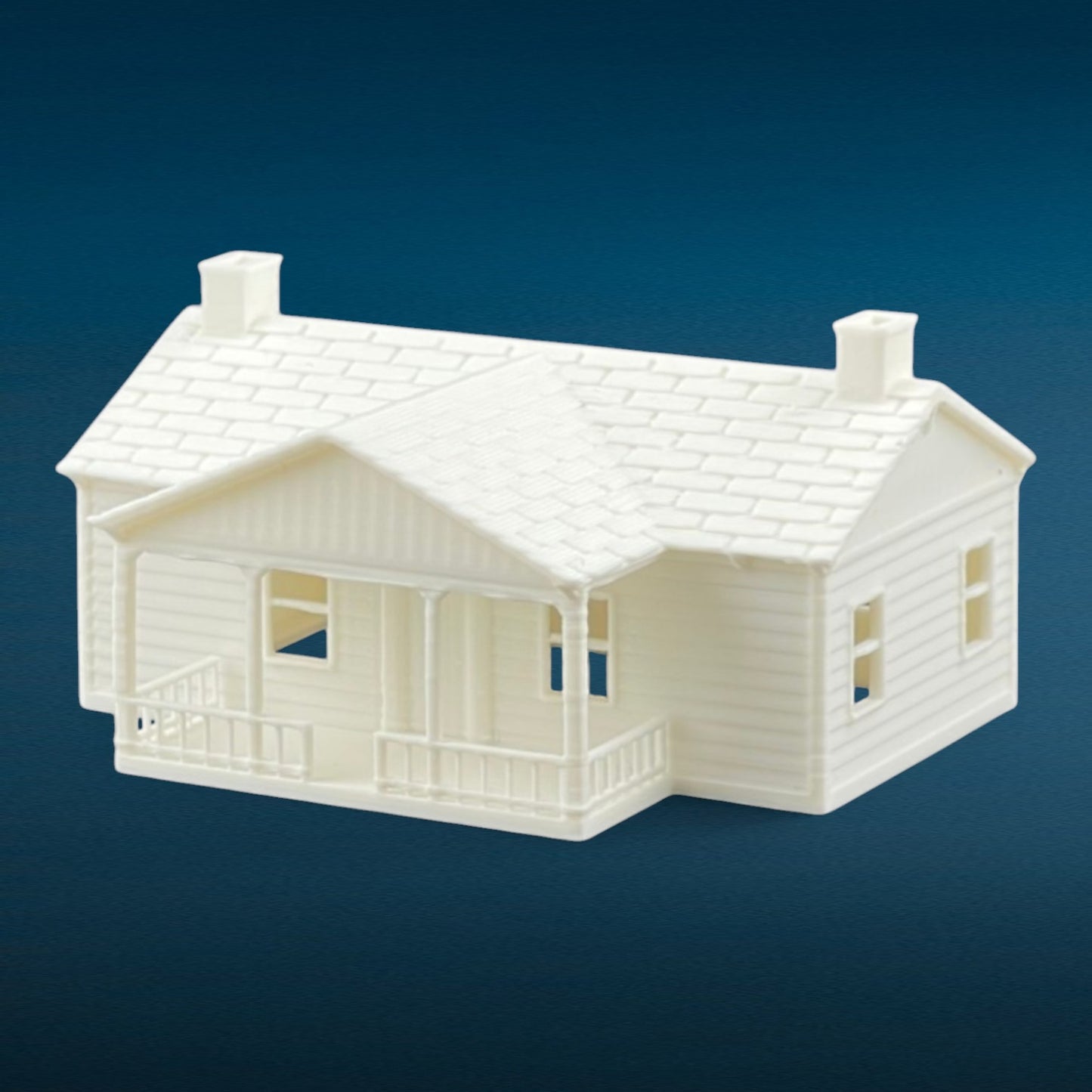 N Scale 1:160 The Milwaukee Road COMPANY HOUSE - White