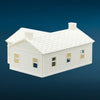 The Milwaukee Road - COMPANY HOUSE - Z Scale 1:220 - White