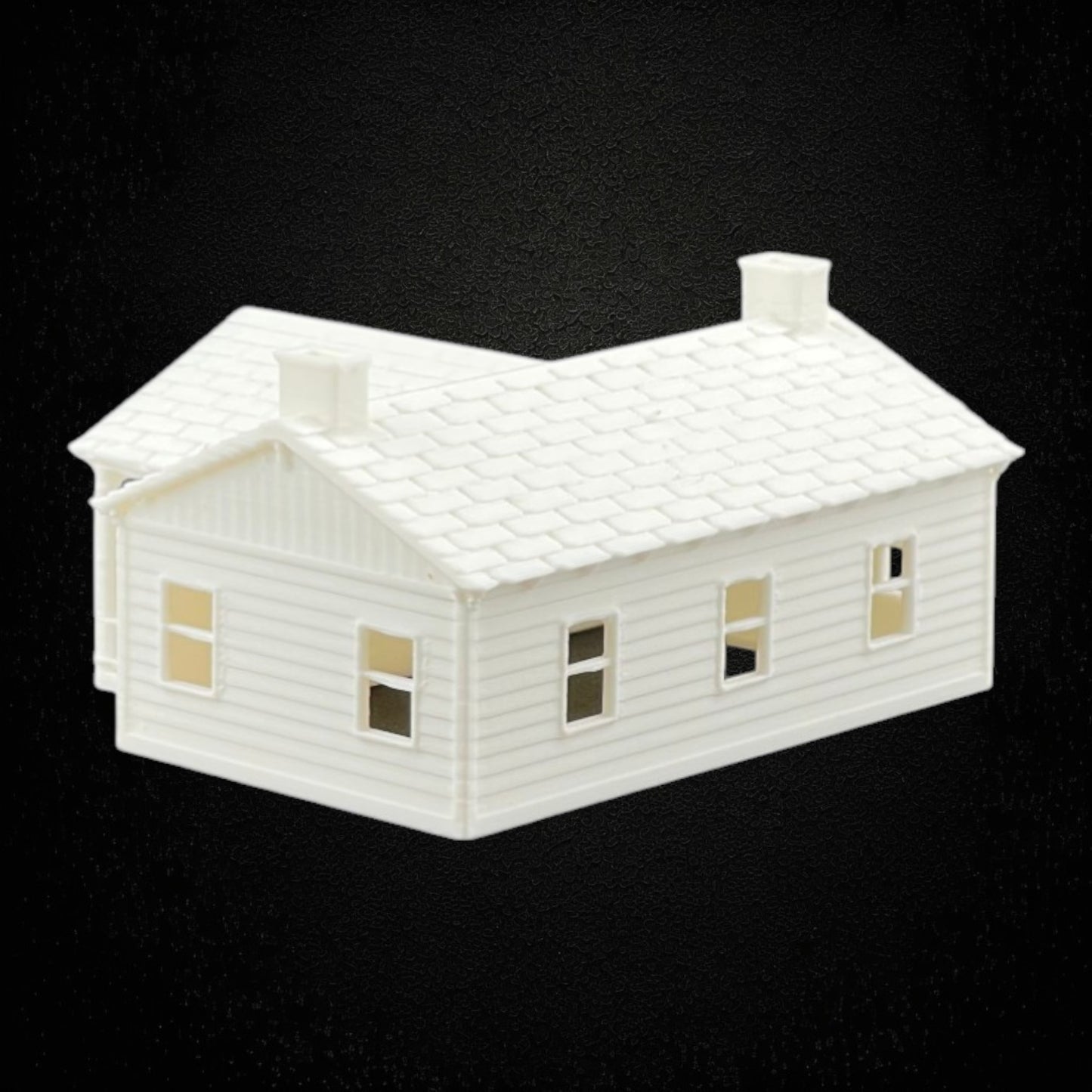 N Scale 1:160 The Milwaukee Road COMPANY HOUSE - White