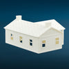 The Milwaukee Road - COMPANY HOUSE - HO Scale 1:87 - White