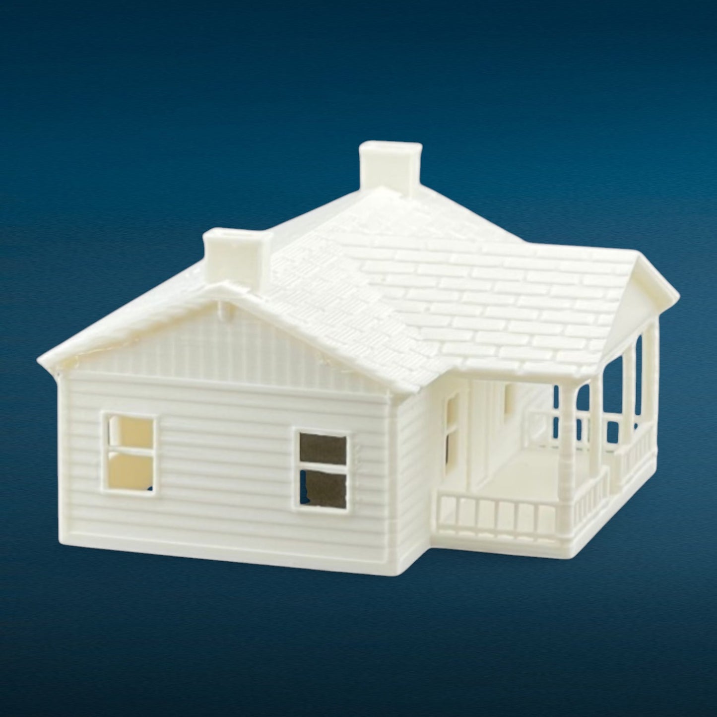 N Scale 1:160 The Milwaukee Road COMPANY HOUSE - White