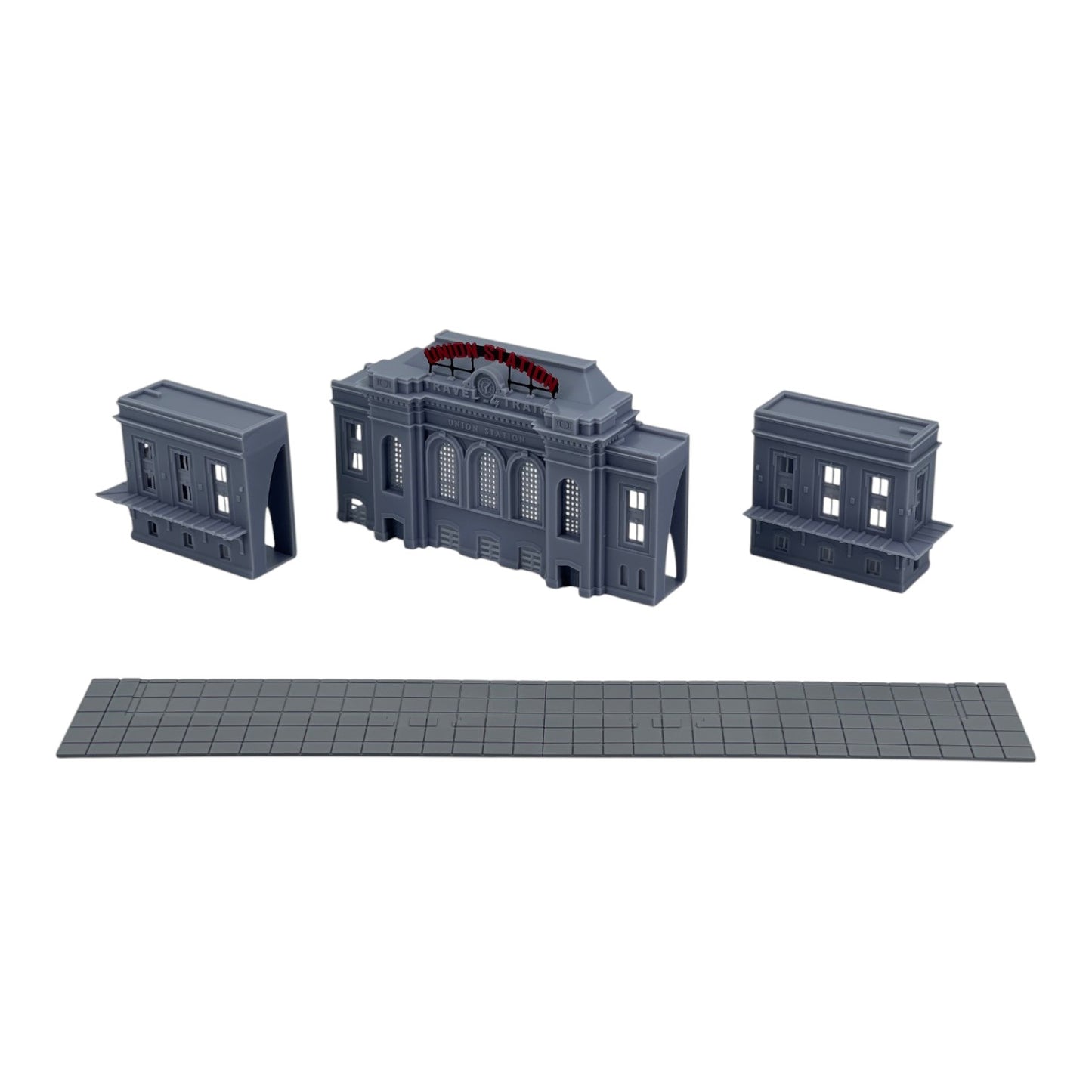N Scale 1:160 Union Station Train Depot Relief Building