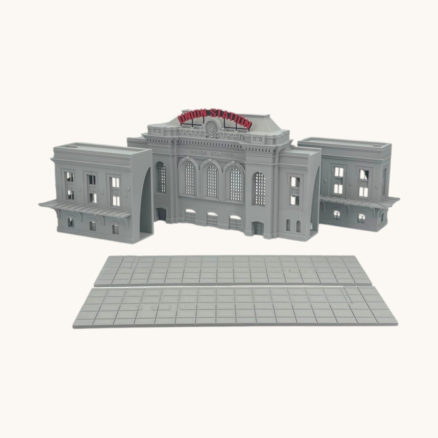 HO Scale 1:87 Union Station Train Depot Relief Building