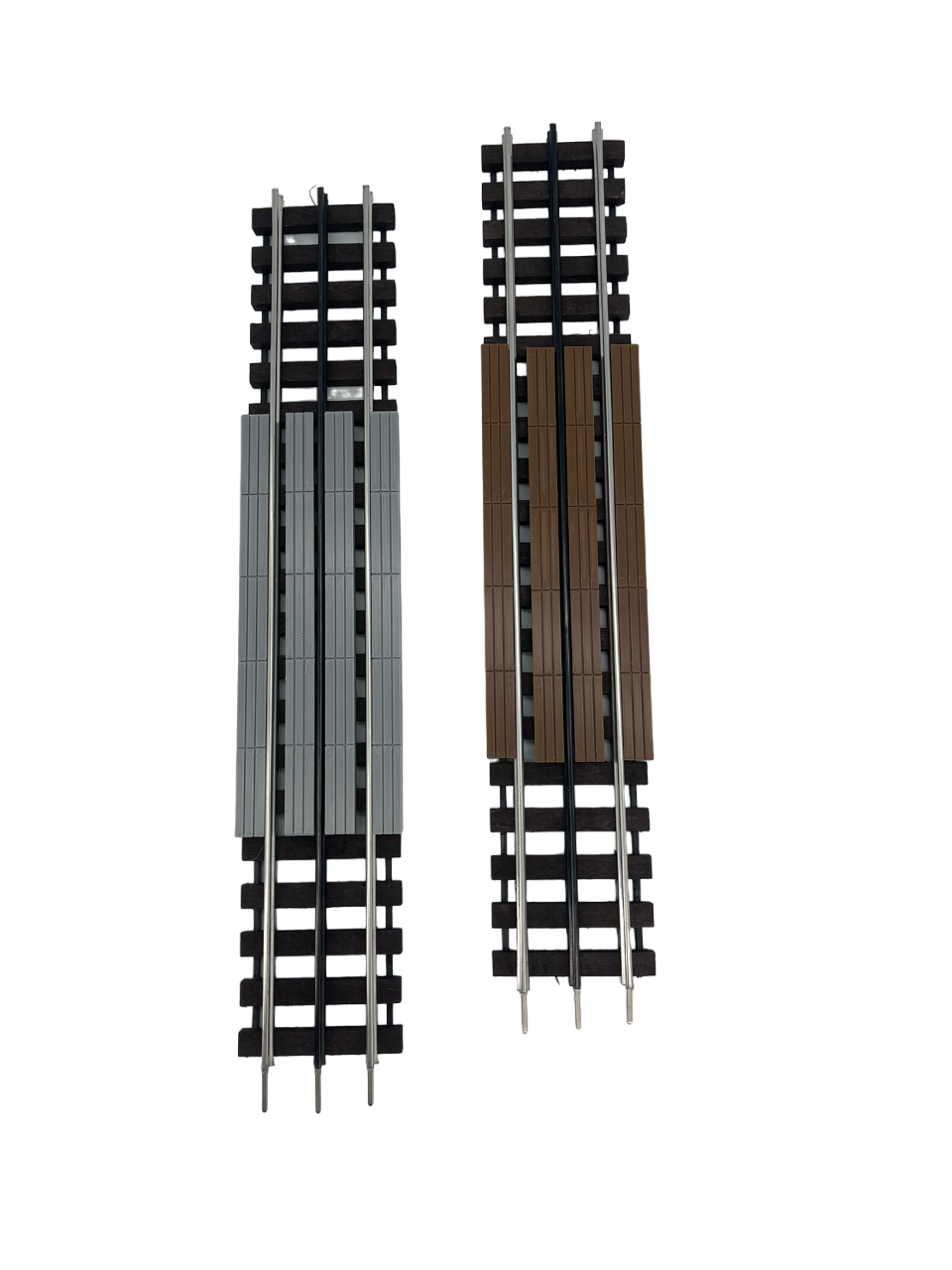 GarGrave's GRADE CROSSING for GarGraves Phantom O 3 Rail in Brown or Gray