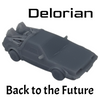 Scale Model of Back to the Future Delorean by Model Scenery World