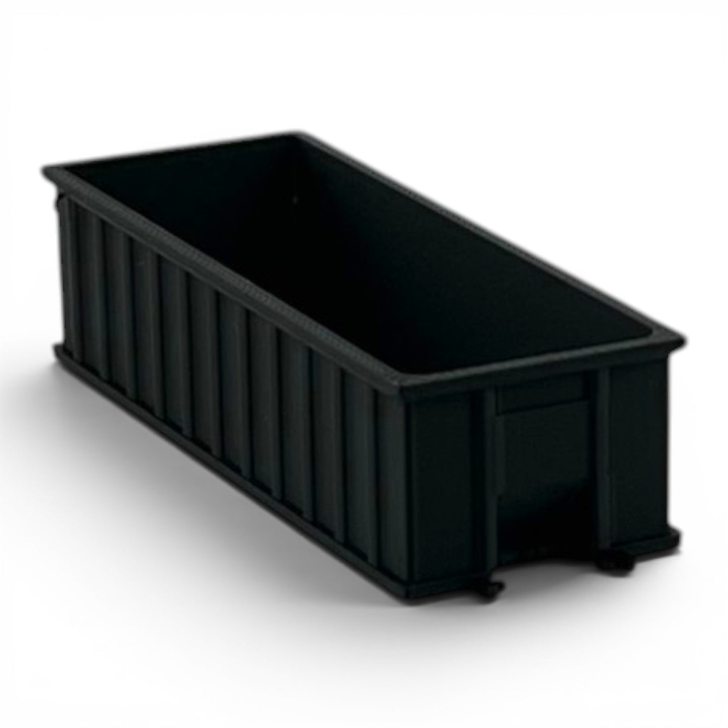 HO Scale 1:87 30-Yard Dumpster Waste Container - Black