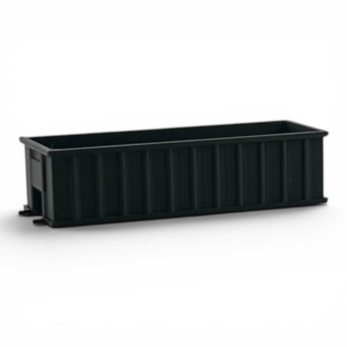 N Scale 1:160 30-Yard Dumpster Waste Container - Black