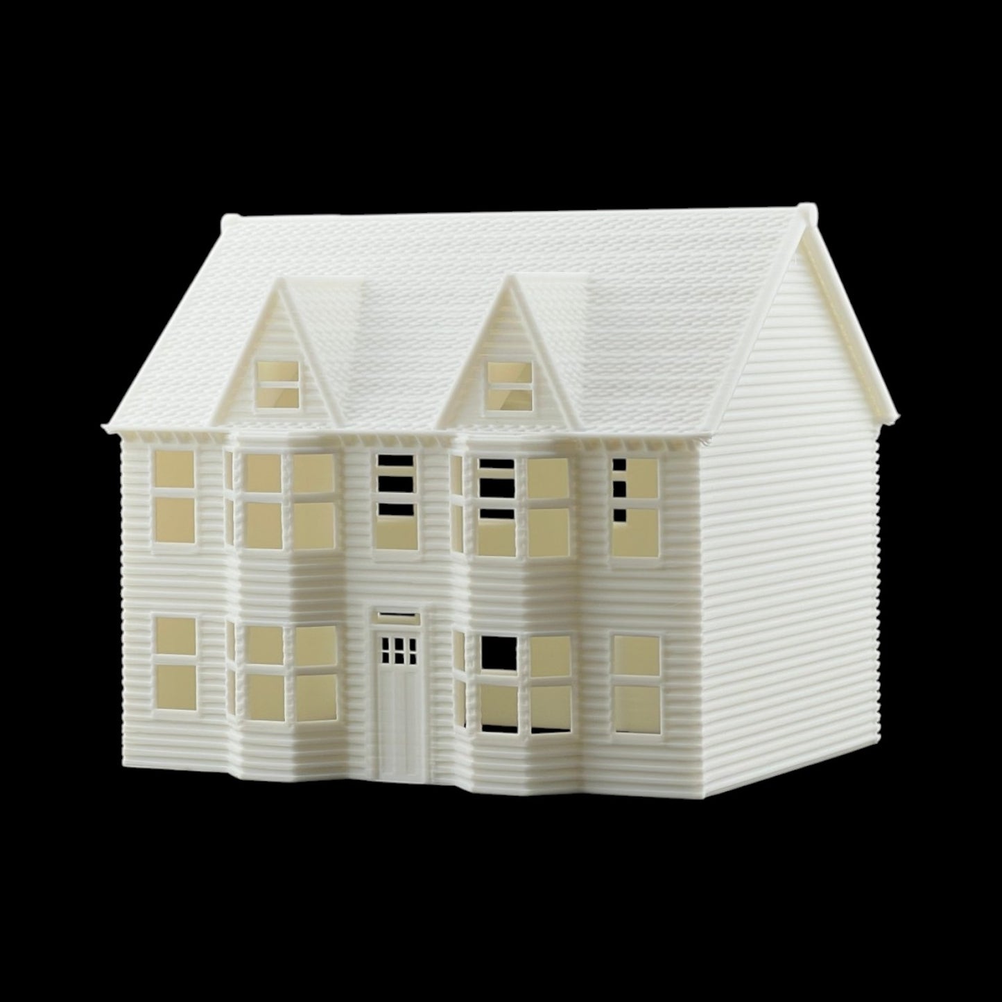 N Scale 1:160 Classic Victorian Houses 3pc Set