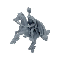 Headless Horseman and Daredevil Unpainted Scale Figure HO Scale 1:87