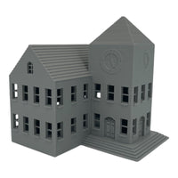 Clock Tower Town Hall or Courthouse Building - N Scale 1:160