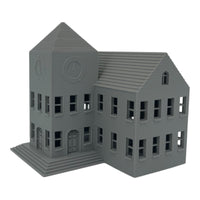 Clock Tower Town Hall or Courthouse Building - N Scale 1:160