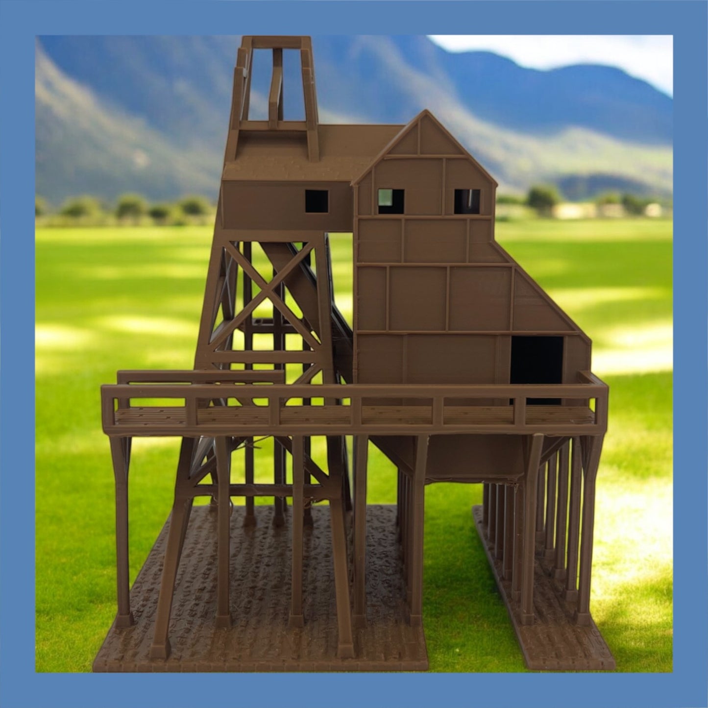 Colorado Gold Mine - Theresa Mine Model - T Gauge 1:450 Scale