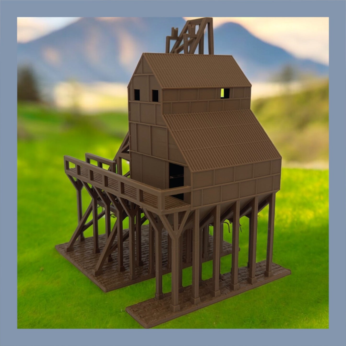 Colorado Gold Mine - Theresa Mine Model - T Gauge 1:450 Scale